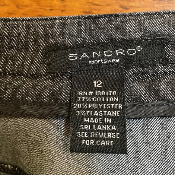 Black lightweight denim size 12 summer skirt - Picture 4 of 4